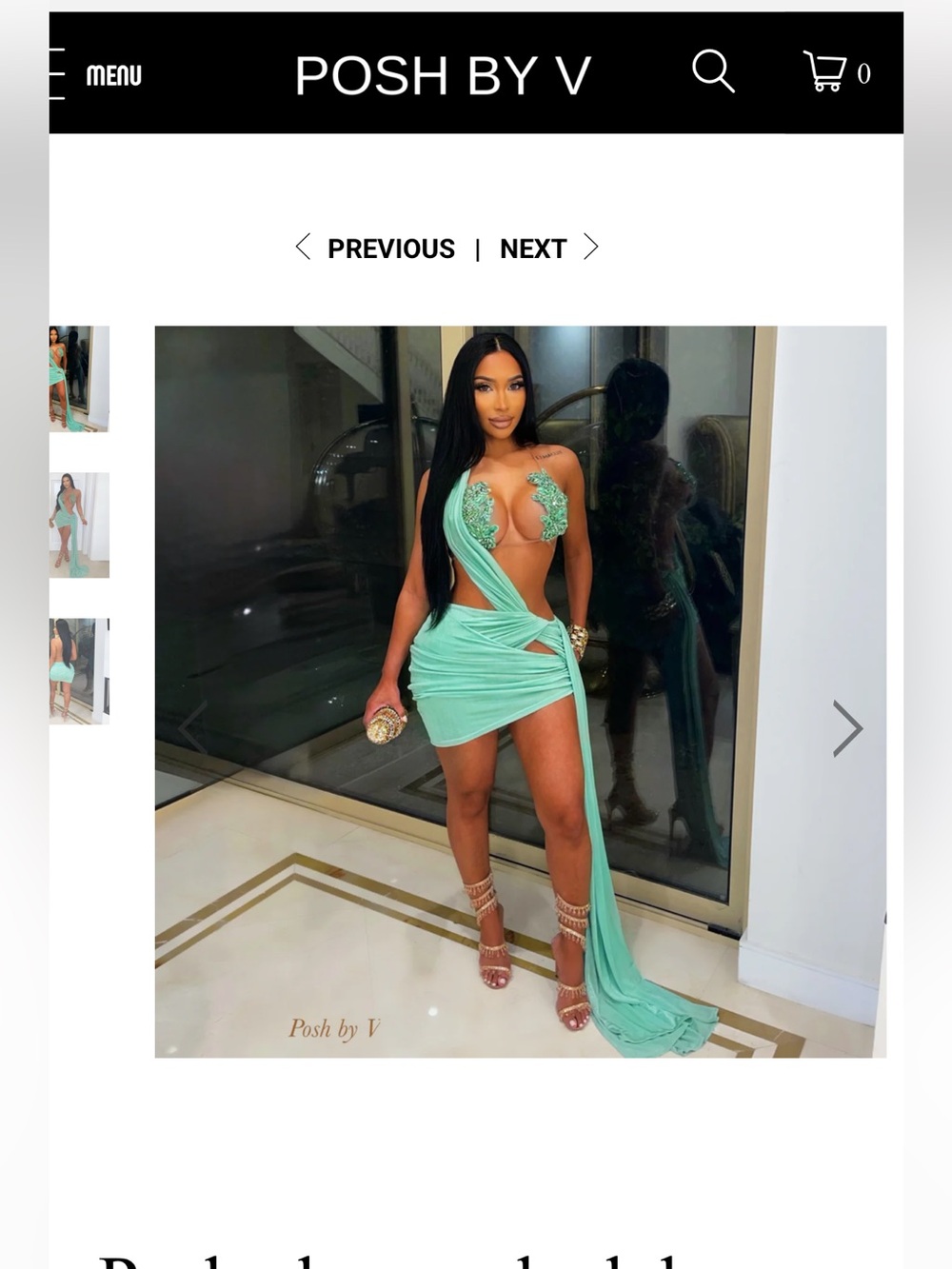 Posh ByV Sexy Birthday Dress